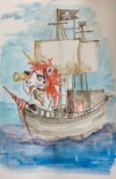 Unicorn in a Boat
